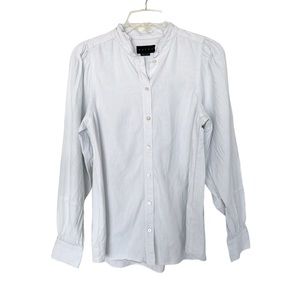 Hatch Maternity Striped Button Up Shirt 100% Cotton